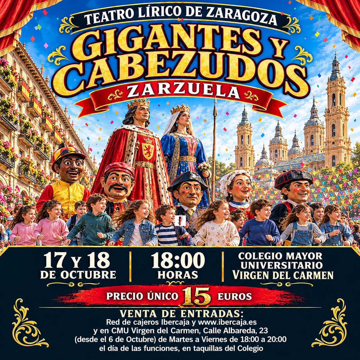 Imagen ZARZUELA GIGANTES Y CABEZUDOS