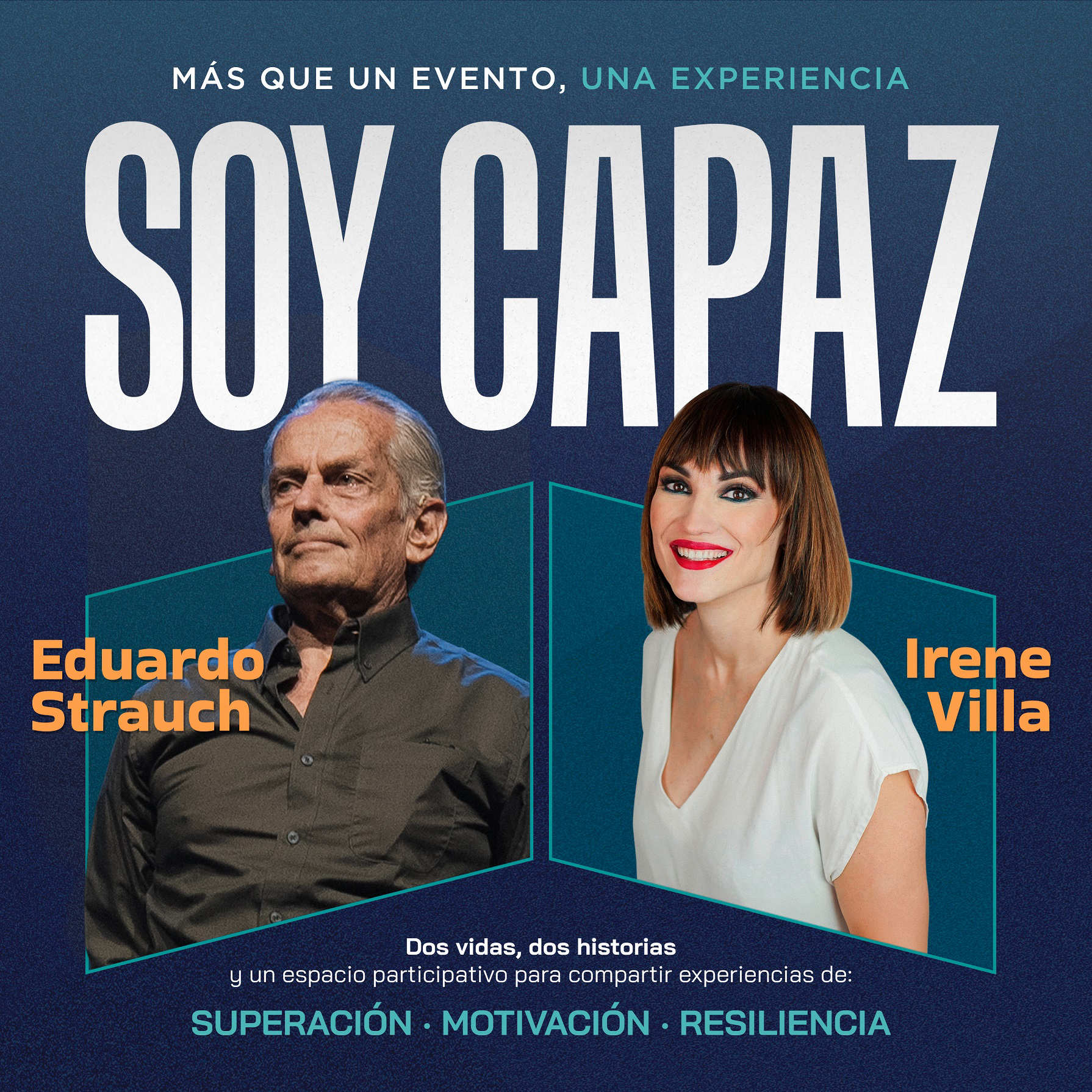 Imagen Soy capaz. Con Irene Villa y Eduardo Strauch