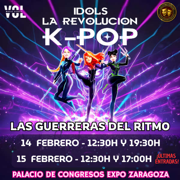 Imagen IDOLS - LA REVOLUCIÓN K-POP “LAS GUERRERAS DEL RITMO”