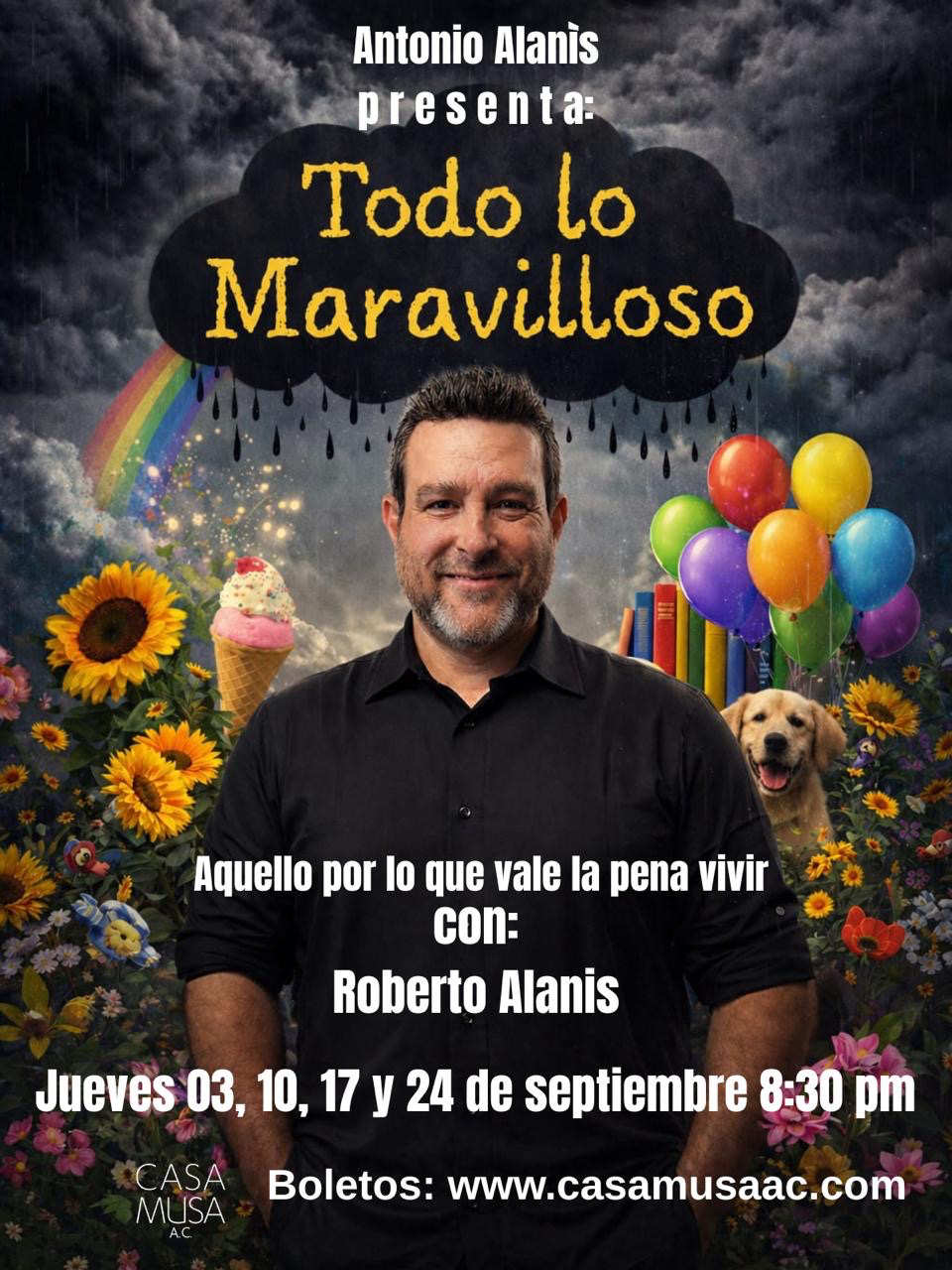 Flyer oficial de Todo lo maravilloso