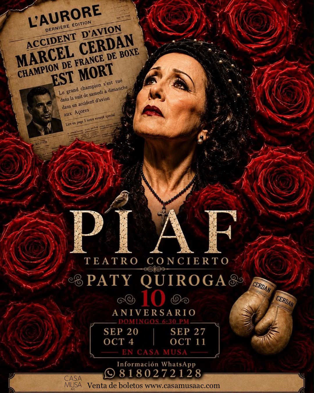 Flyer de Piaf
